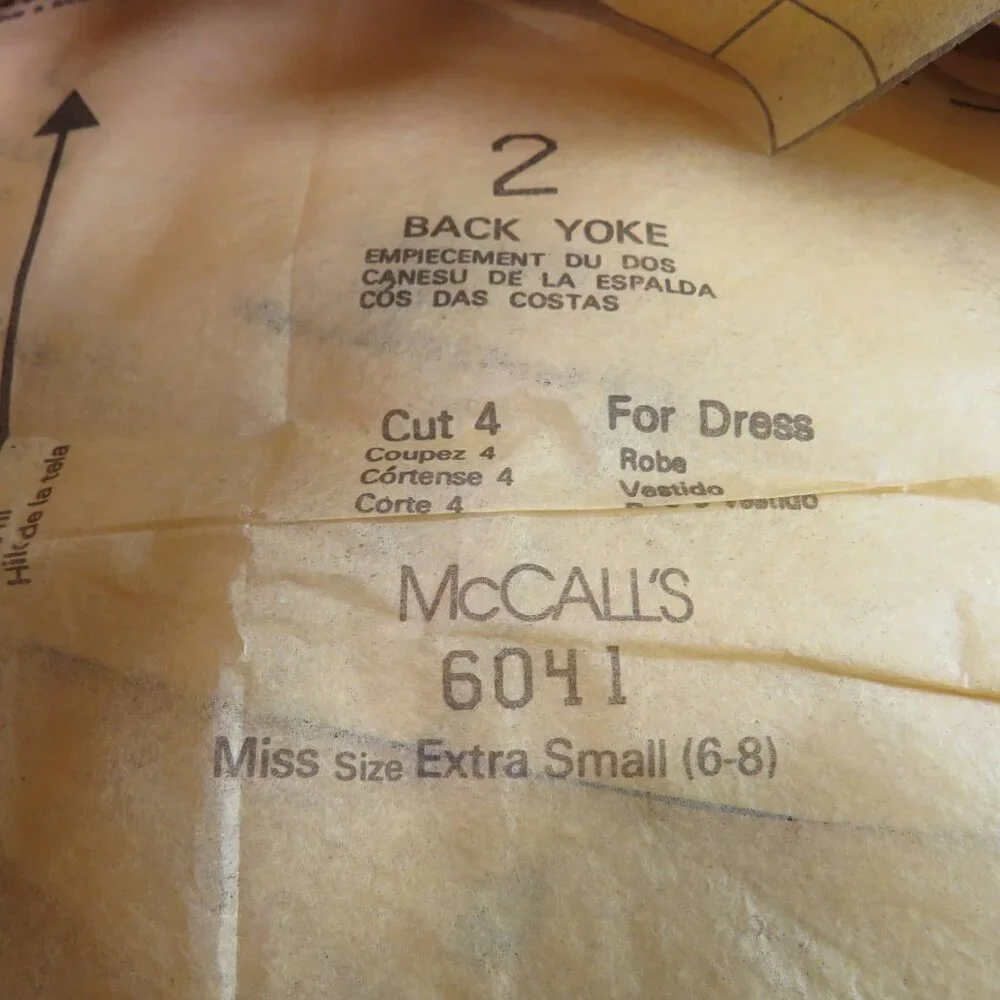 McCalls mccall 6041